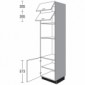Hochschrank für Einbaugeräte mit 2 Klappen und 1 Drehtür [2/21]