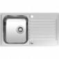 Sp&uuml;le mit Abtropffl&auml;che in Edelstahl Centurio L10xLB [3/5]