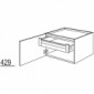 Unterschrank mit 1 durchgehender Tür [2/14]