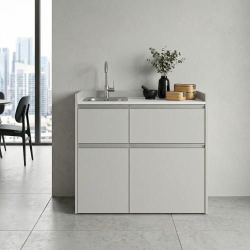 modulLINE ML 110 OKA Miniküche aus Holz modulLINE ML 110 OKA Miniküche aus Holz