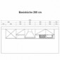 Blockküche kompakt mit Elektrogeräte 280 cm Stellmass [4/10]