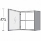 Hängeschrank mit Glasdrehtür [2/15]