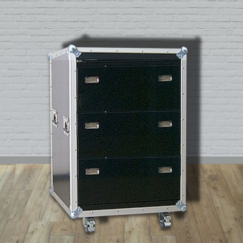 kitcase pro-art Kofferküche-Beistellschrank klein mit Schubladen