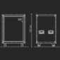 kitcase pro-art Kofferküche-Beistellschrank klein mit Schubladen [4/4]