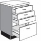 Unterschrank mit 3 Schubkästen und 1 Auszug [1/16]