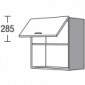 Hängeschrank Hauswirtschaftsraum 300 / 450 / 500 / 600 mm Breite wählbar [2/17]
