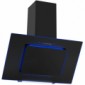 Kopffreie Wandhaube 60 oder 80 cm Glas schwarz mit RGB Beleuchtung / Vielfarbspektrum [1/5]