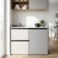 modulLINE ML 120 K Minik&uuml;che aus Holz mit K&uuml;hlschrank [6/25]