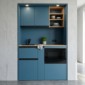 modulLINE ML 120 K Minik&uuml;che aus Holz mit K&uuml;hlschrank [25/30]