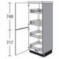 Highboardschrank für Vorräte mit Tandem-Solo [2/21]