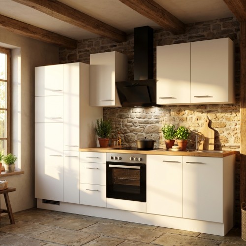 Einbauk&uuml;che Impuls K&uuml;chenzeile 310 cm mit Vorratsschrank