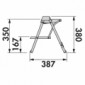 Stepfix Küchenleiter Klapptritt Tritthöhe 385 mm [2/3]