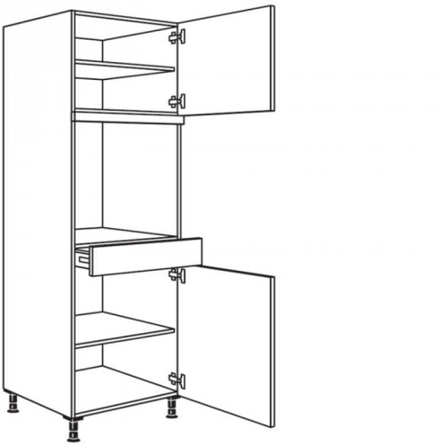 Hochschrank für Geräte-Umbauten, Backofen 590 mm Nische