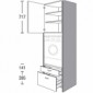 Modulschrank für hochgebaute Waschmaschine/Trockner [2/16]