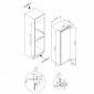 Einbau Vollraumkühlschrank mit Schlepptürtechnik 178 cm Nische [3/4]