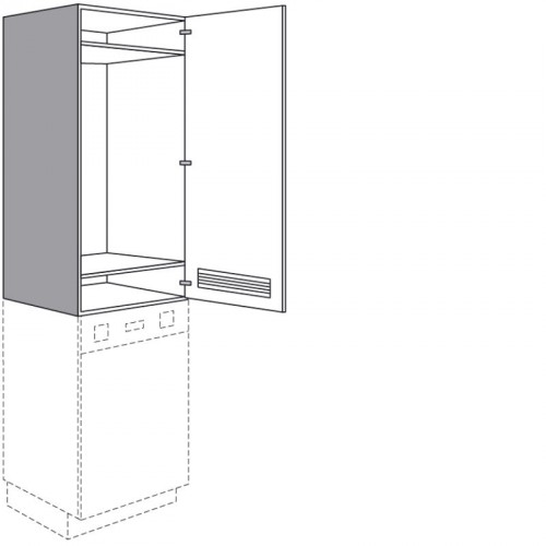 Aufsatzschrank für Einbaugerät