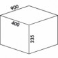 Einbau-Abfallsammler Cox(R) Box 235 S/900-4 bio [2/2]