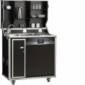 Kofferküche pro-art kitcase mit Geschirrspüler - mobile Küche im Flightcase auf Rollen [3/7]