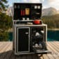 Kofferk&uuml;che pro-art kitcase mit Geschirrsp&uuml;ler - mobile K&uuml;che im Flightcase auf Rollen [11/17]