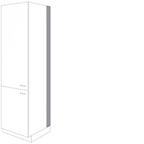 Blende für Seitenschrankseite in Korpusfarbe, 2051 mm Höhe