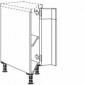 Unterschrank diagonal mit verstifteter Tür [1/12]