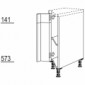 Unterschrank diagonal mit verstifteter Tür [2/12]