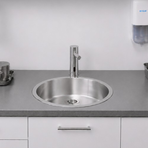 Edelstahl Handwaschbecken ohne &Uuml;berlauf