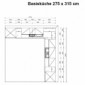 Landhausküche mit Elektrogeräte 275x315 cm [5/11]