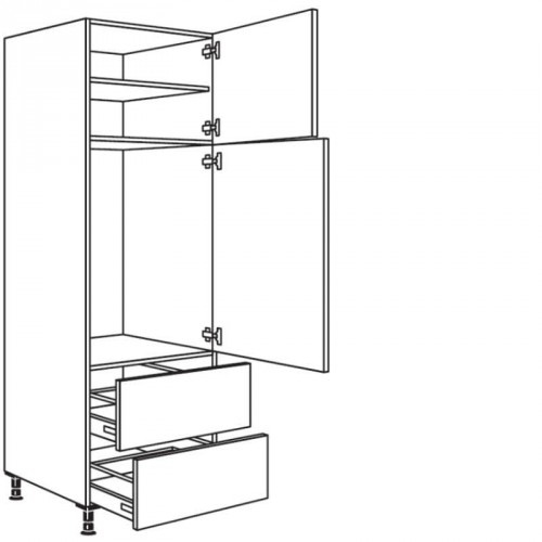 Hochschrank Geräte-Umbau für Kühlautomaten