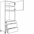 Hochschrank Nobilia KÜ74253 Hochschrank Nobilia KÜ74253