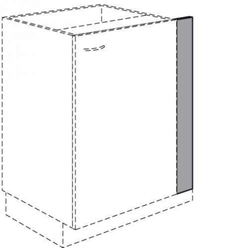 Blende für Unterschränkemit 723 mm Höhe