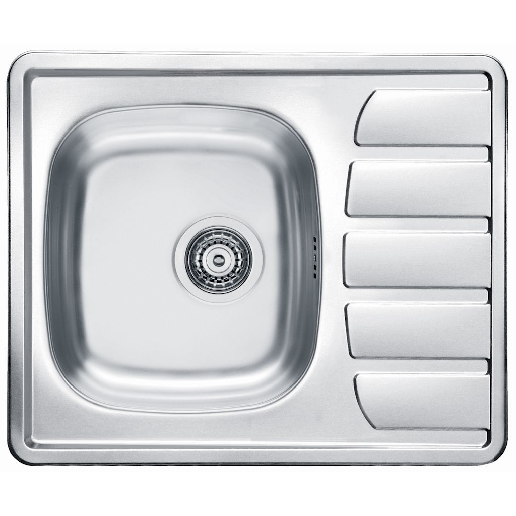 Einbauspüle Zoom 10 Edelstahl Glatt oder Leinenstruktur