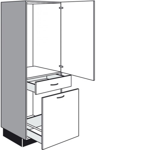 Highboard Geräteumbauschrank mit 1 Geräte-Drehtür