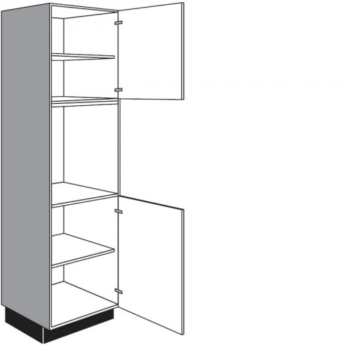 Seitenschrank für Einbaugeräte mit 2 Drehtüren