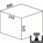 Einbau-Abfallsammler Cox(R) Box 275 K/800-3 [2/2]