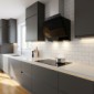 Abzugshaube Glas schwarz mit vertikaler Frontscheibe [2/8]