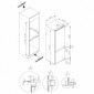Einbau Kühl-/Gefrierschrank mit Schlepptürtechnik 178 cm Nische [10/11]