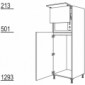 Hochschrank Geräte-Umbau für Kühlautomat und Mikrowelle [2/9]