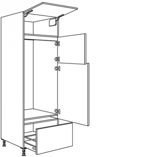 Hochschrank Geräte-Umbau für Kühl- und Gefrierautomat