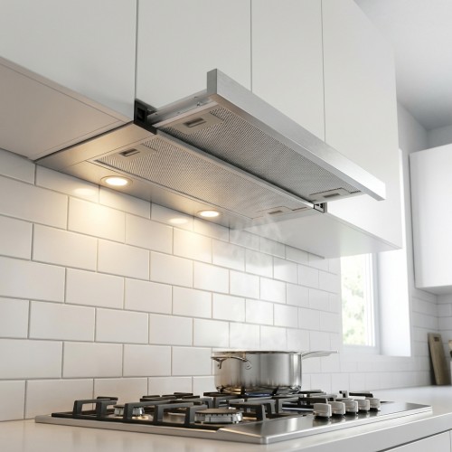 Flachlüfter II Einbauhaube ausziehbar 90 cm Flachlüfter II Einbauhaube ausziehbar 90 cm