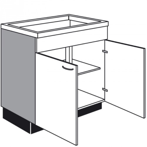 Unterschrank für Kochmulde oder Induktionskochfeld