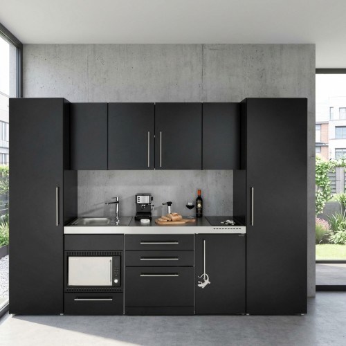 Büroküche 300 cm breit inkl. Mikrowellenofen, Geschirrspüler Büroküche 300 cm breit inkl. Mikrowellenofen, Geschirrspüler