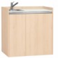 modulLINE ML 100 K Minik&uuml;che aus Holz mit K&uuml;hlschrank [13/25]