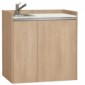 modulLINE ML 100 K Minik&uuml;che aus Holz mit K&uuml;hlschrank [15/25]