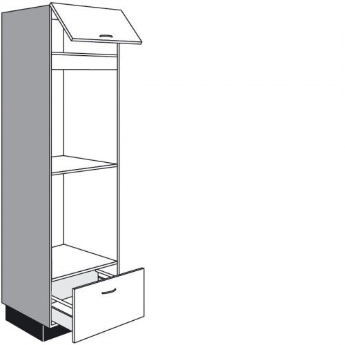 Geräteschrank mit 1 Klappe und 1 Auszug