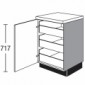 Unterschrank 1 Drehtür und 3 Innenschubkästen [2/16]