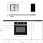 Studentenküche 180 cm breit mit Backofen und Auszug [24/27]