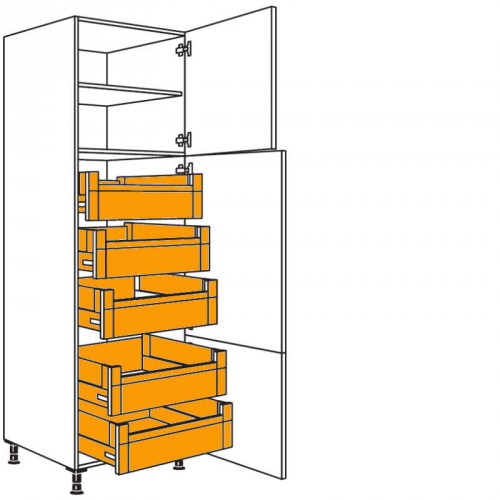 Hochschrank mit 5 Innenauszügen