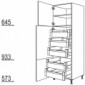 Hochschrank mit 5 Innenauszügen [2/9]