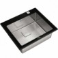 Einbau-Glasspüle in schwarz Daimond RS15 1B [3/6]